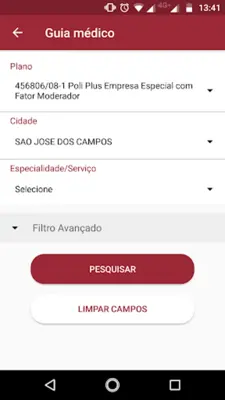 Policlin Saúde android App screenshot 2