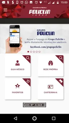 Policlin Saúde android App screenshot 4